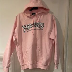Pink Graphic Hoodie